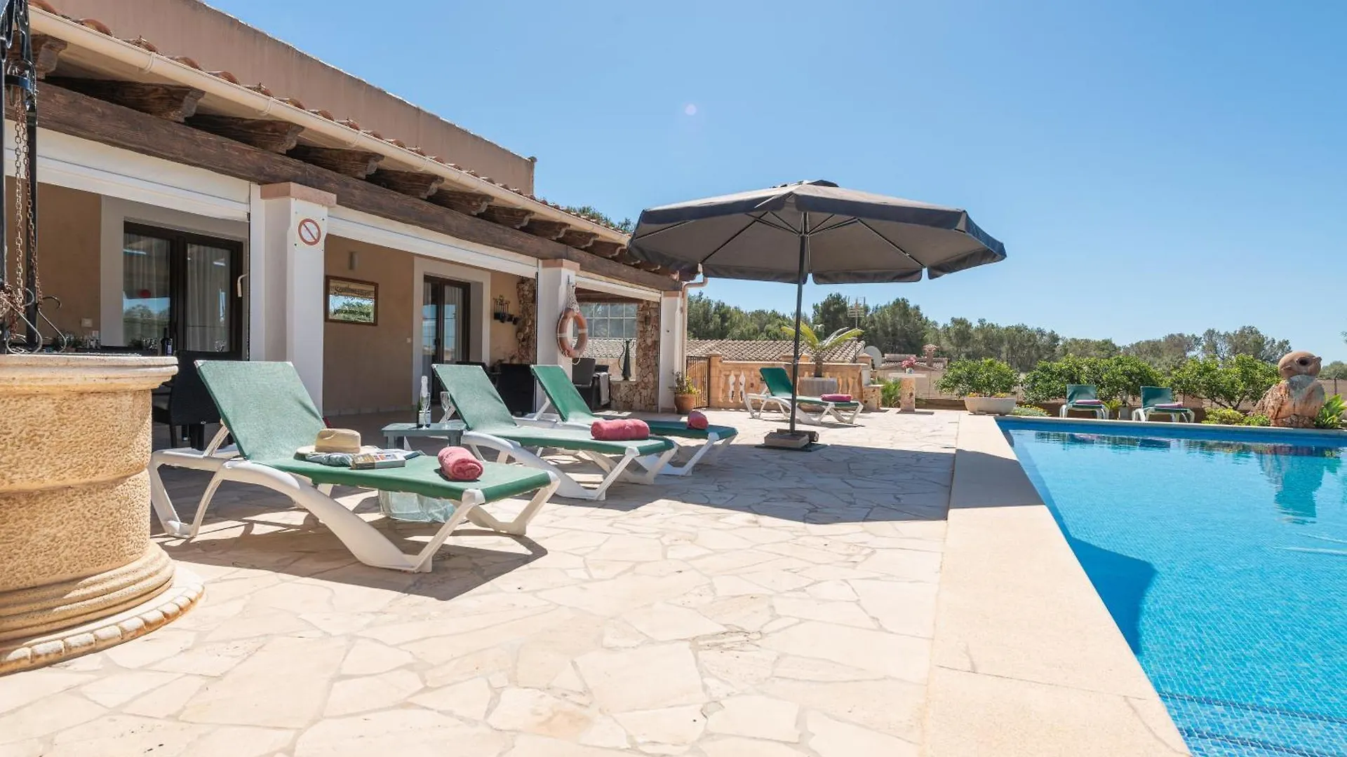 Villa Playa, Mar Y Tranquilidad En Portocolom Casa Toni